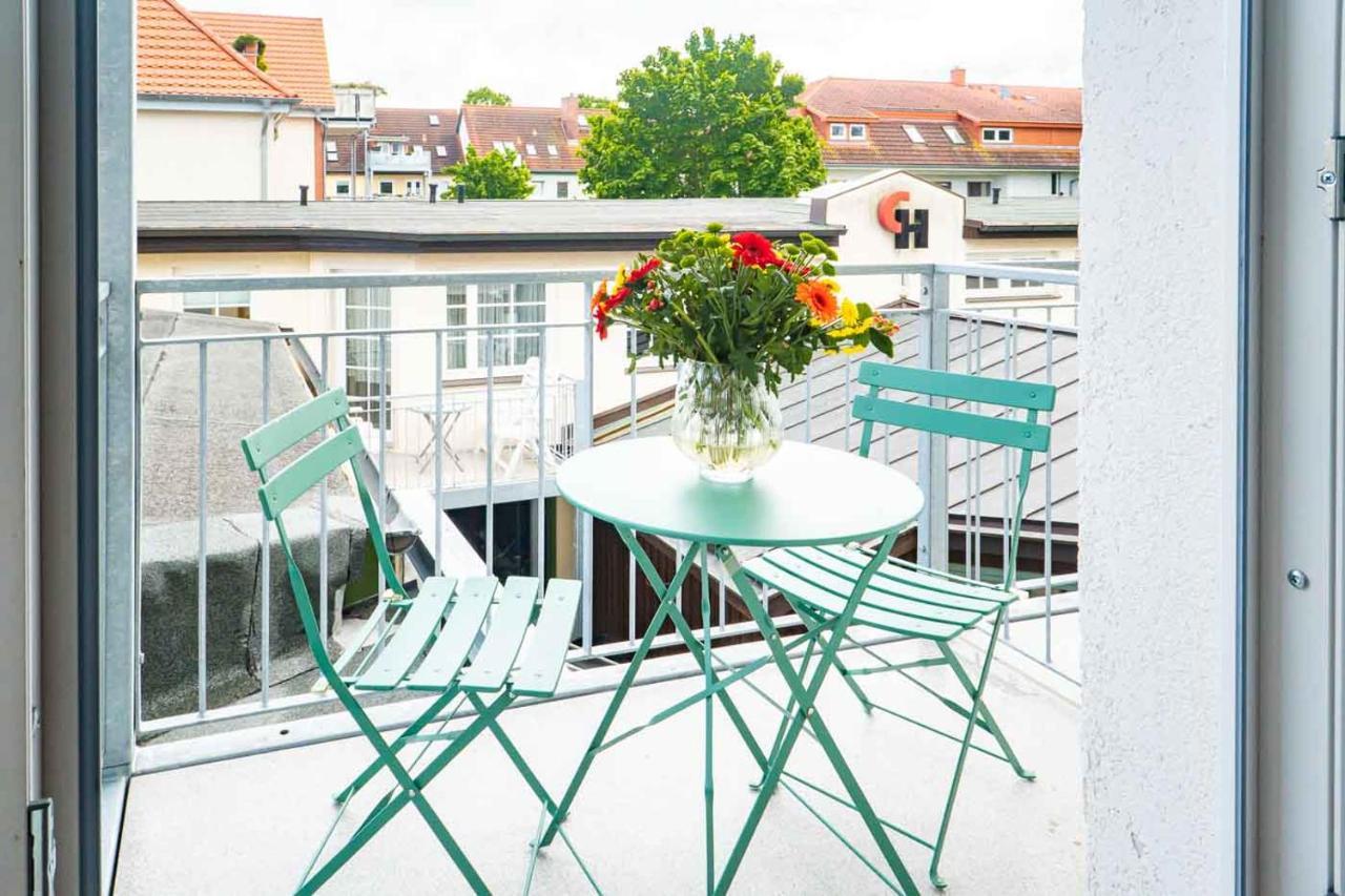 Apartmenthaus Chrischanshof Rostock Exterior foto